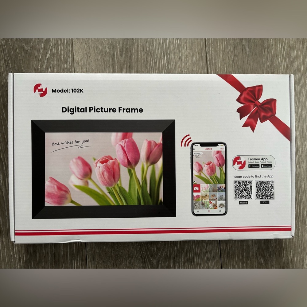 NIB Digital Picture Frame Model 102K | Unopened | Frameo App Compatible